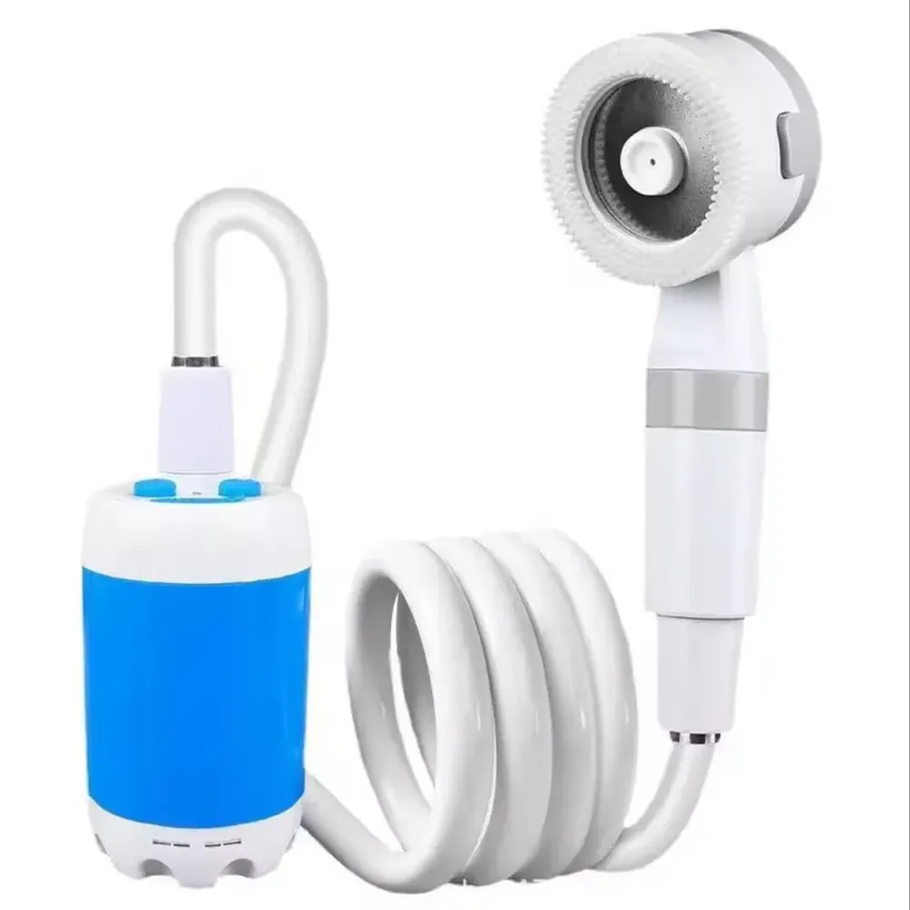 Portable Electric Shower Set - White