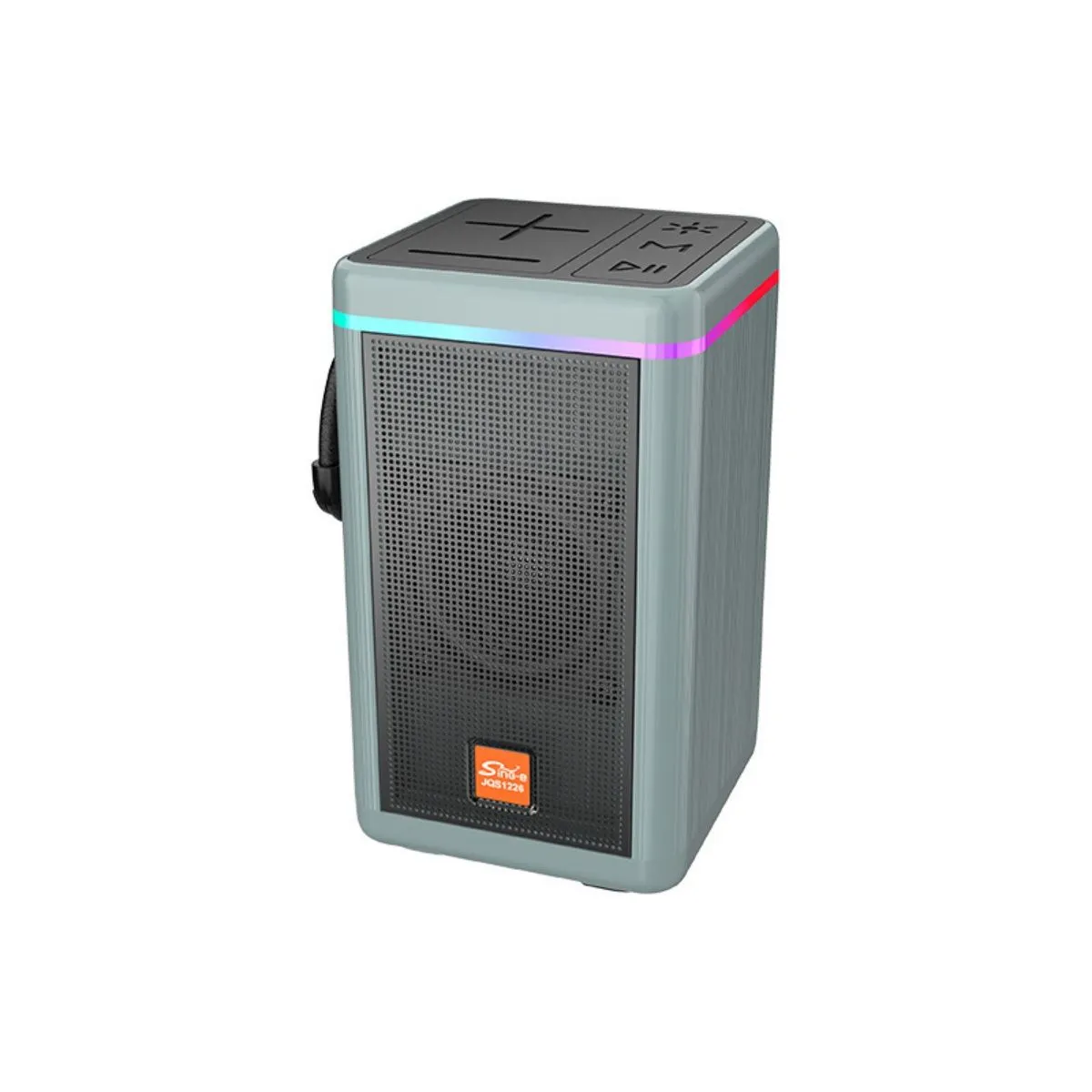 JQS1226 Bluetooth Speaker Stereo Sound Speakers with Bass Diaphragms - Grey