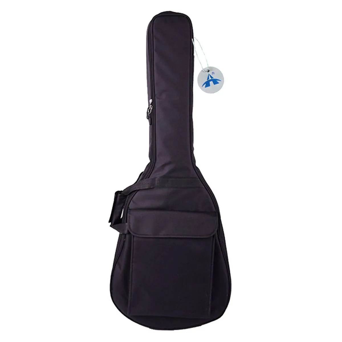 40/41 Inch Thick Padded Guitar Gig Bag with Dual Shoulder Strap - Black
