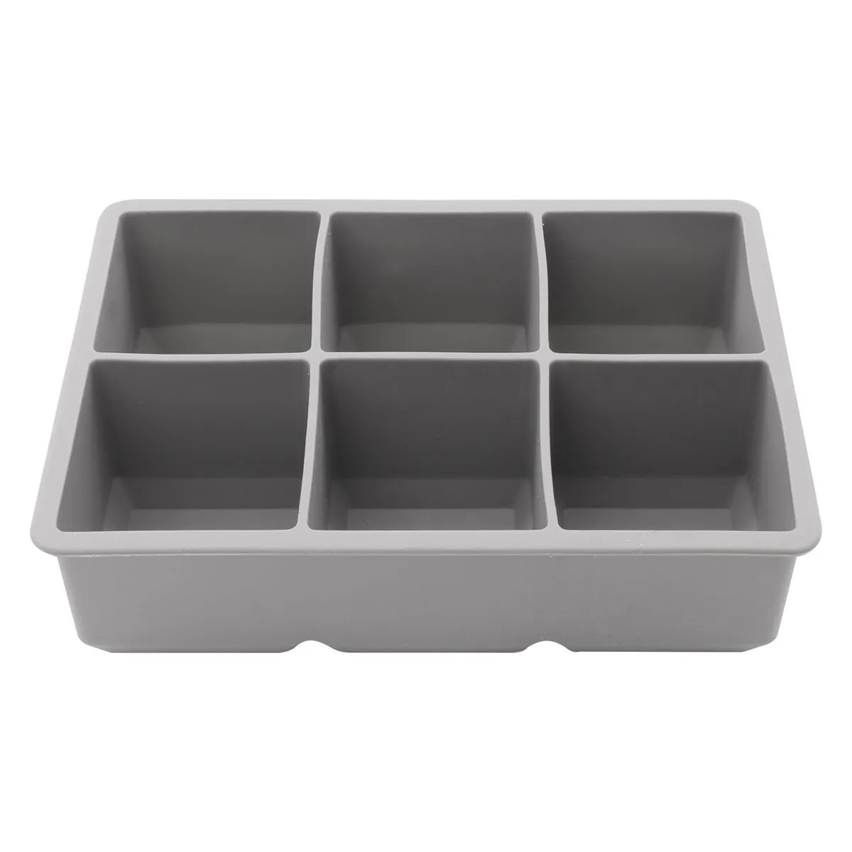Bar Butler Grey Silicone Jumbo Ice Cube (6) Tray