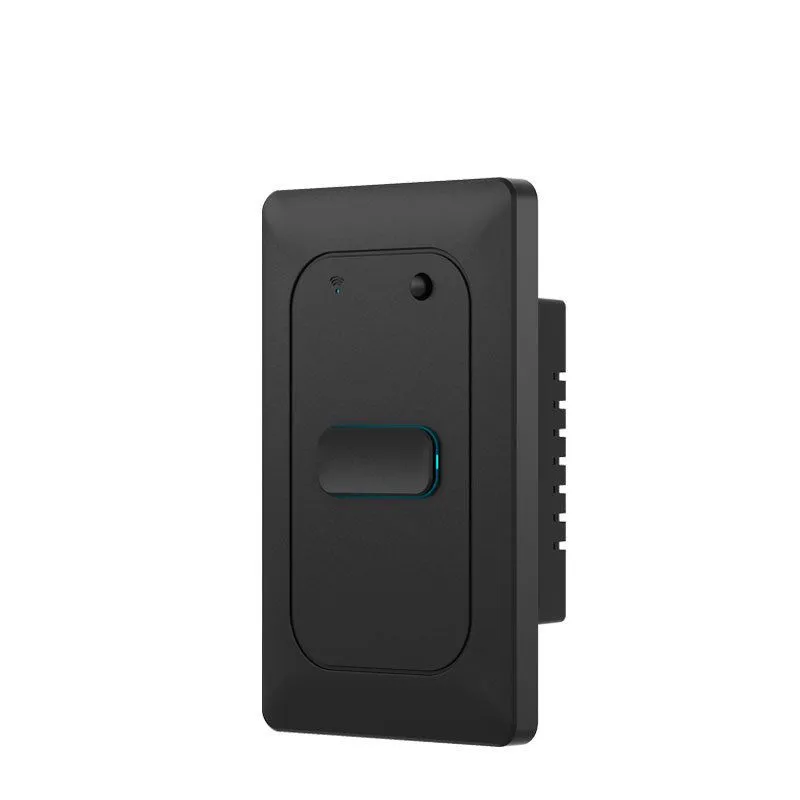 Retro Smart WIFI Switch 1 Gang - Black