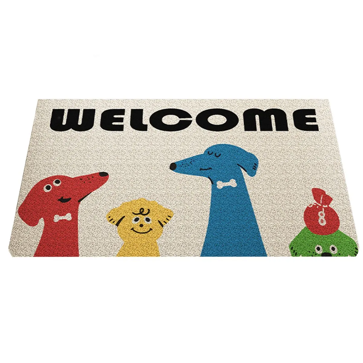 Welcome Mat 60x90cm, Dog Mat, Outdoor Mat, Anti-Slip Mat, Anti-Tracking Mat