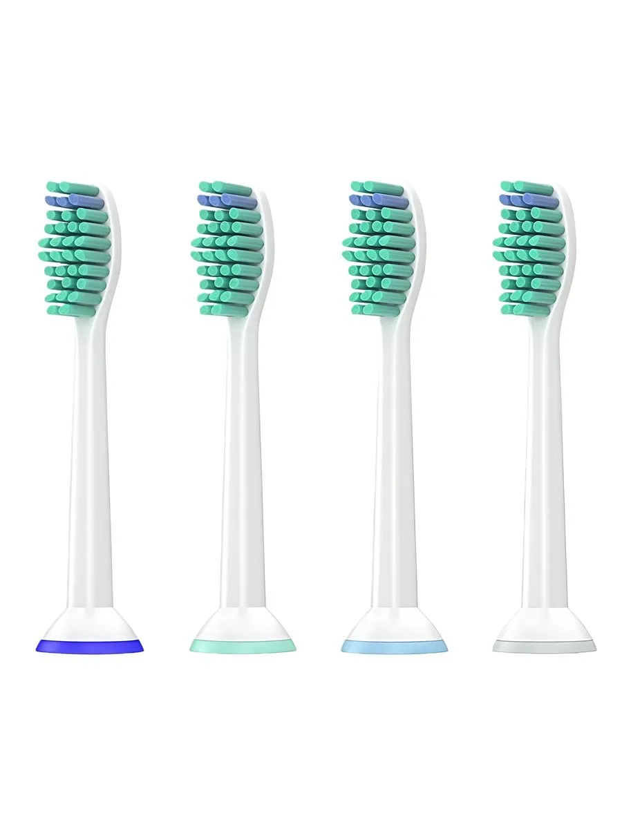 4 Replacement Toothbrush Heads, Compatible with Philips Sonicare