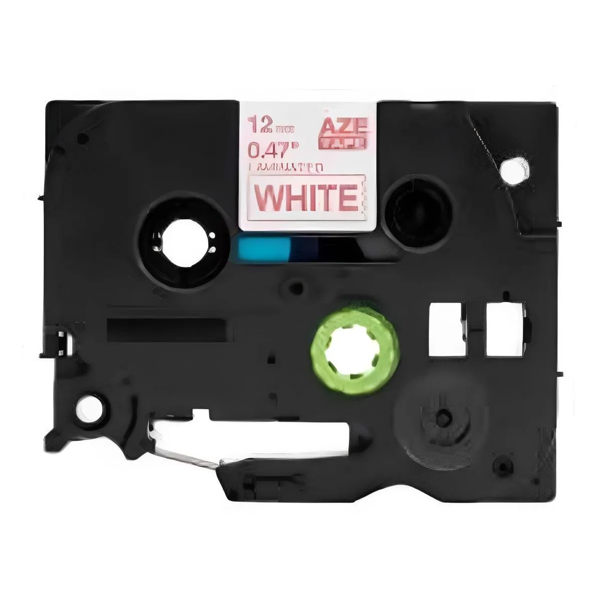 AZE-232 Brother Compatible Label Cartridge Red on White 12mm - Tape