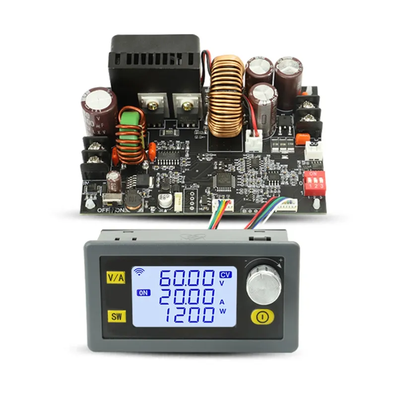 CNC Adjustable DC Regulated Power Voltage 20A/1200W Step-Down Module