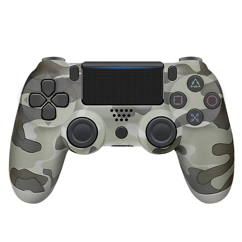 Wireless Controller For PS4-Double Motor Vibration-Pro Gamer Controller - 灰色迷彩