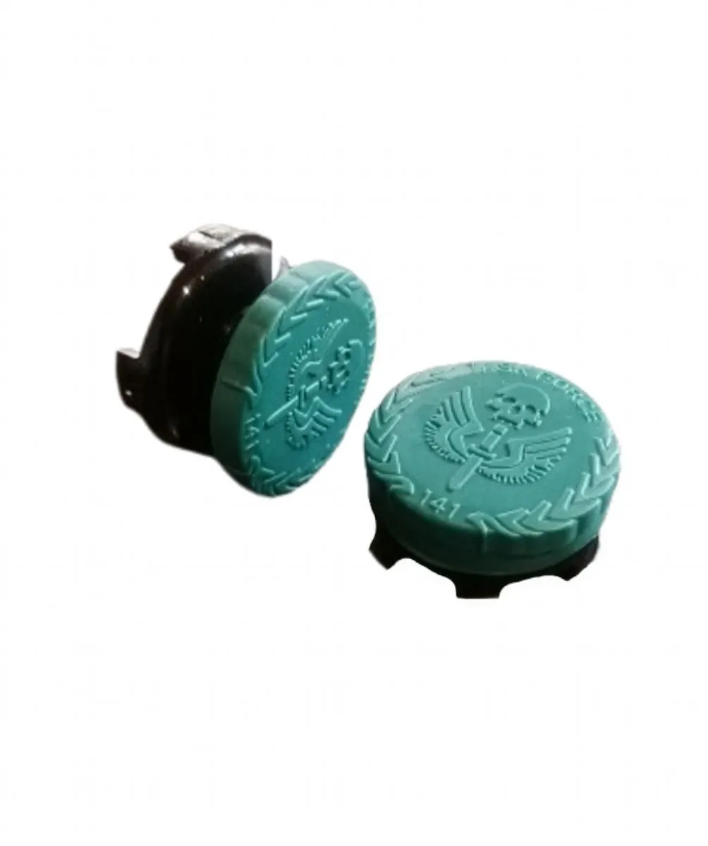 High Rise Thumbsticks Performance Caps Compatible With Xbox One/ X control - Black, Green