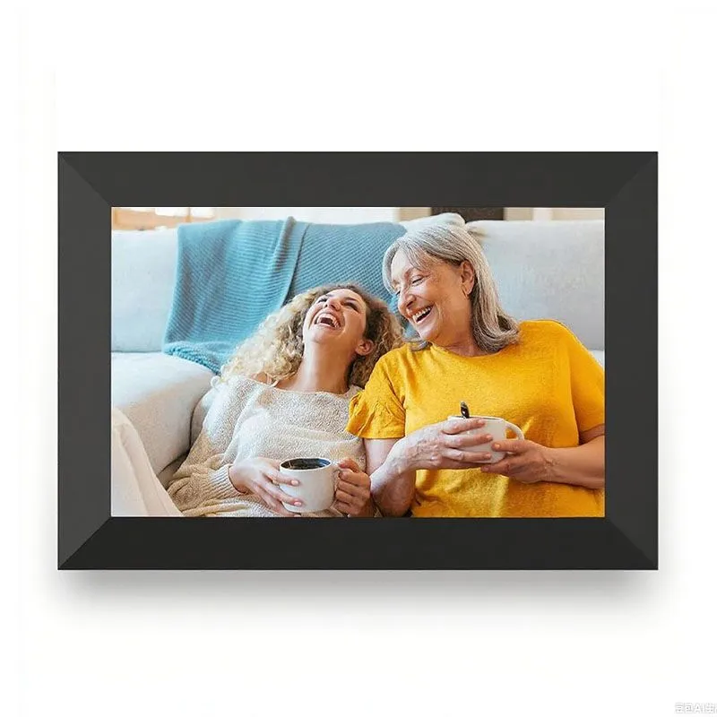 BezosMax 10.1'' Frame Digital Picture Frame, 32GB WiFi Auto-Rotate - Classic Type