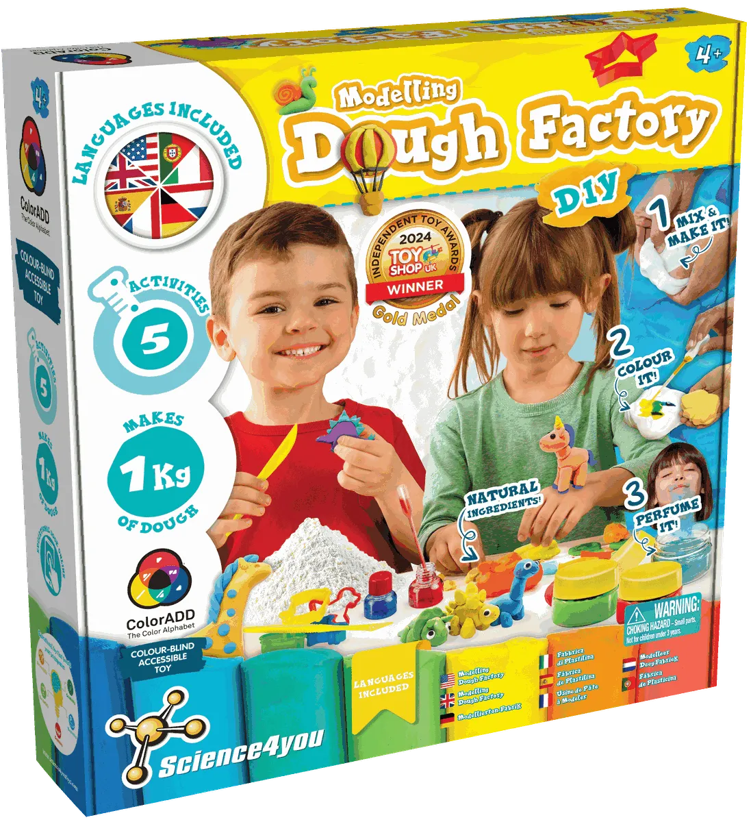 Science4you - Modelling Dough Factory - Educational Arts & Crafts Toy