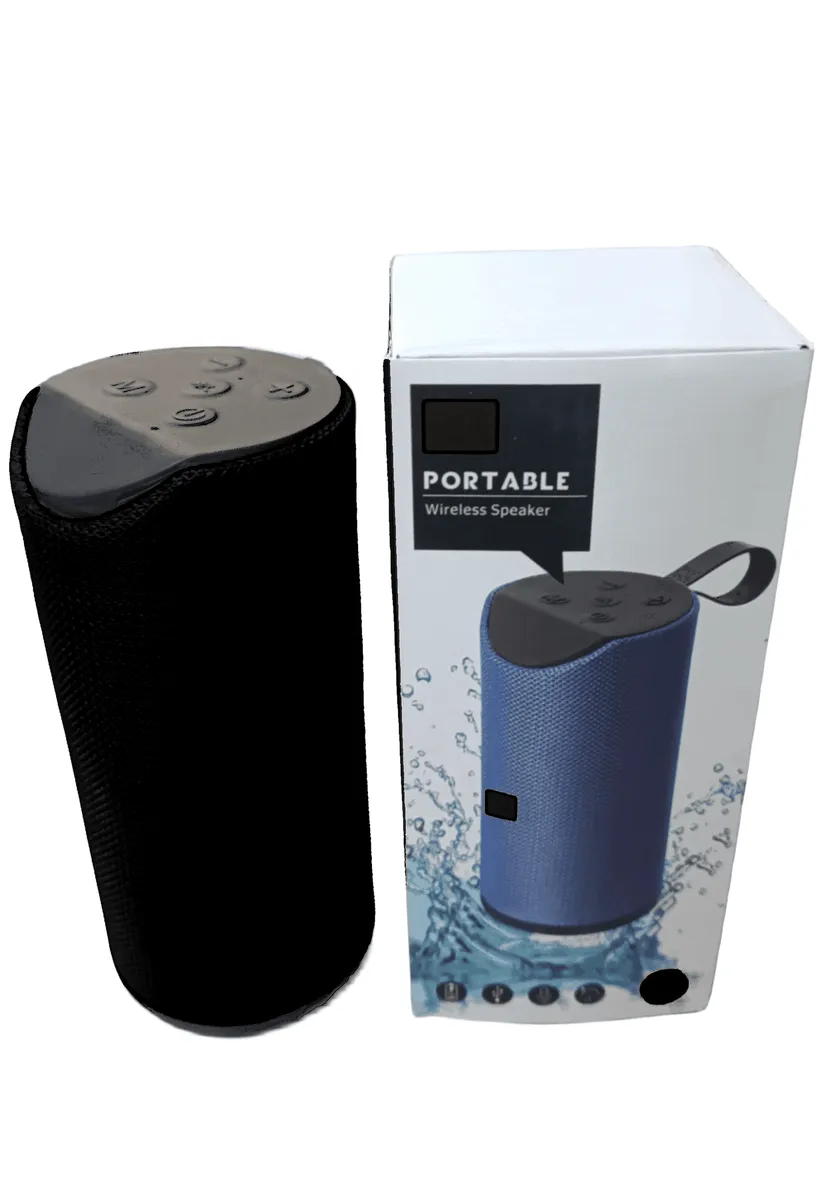 Portable Bluetooth Speaker Outdoor Wireless Speaker - Black