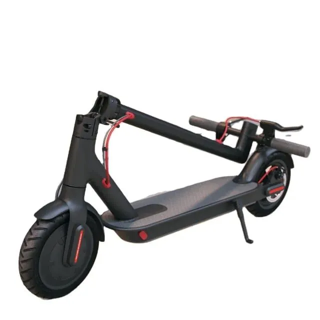 High Speed Folding Electric Dual Motor Scooter - Black