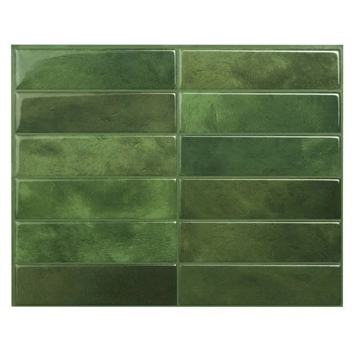 Peel and Stick Backsplash 10-Sheets of 11.42'' x 9''Self 3D Wall Tiles