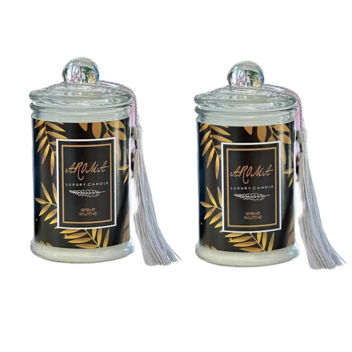 Luxury Candle - Double Aroma Scented Candle, Home Fragrance Aroma Candle -2