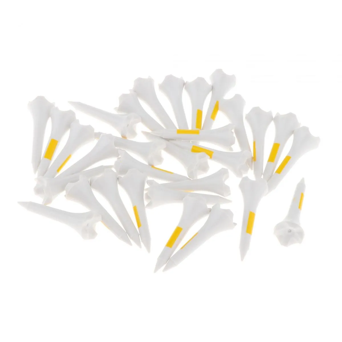 30x Plastic Golf Tees Low Friction Stable Unbreakable Golf Holder for