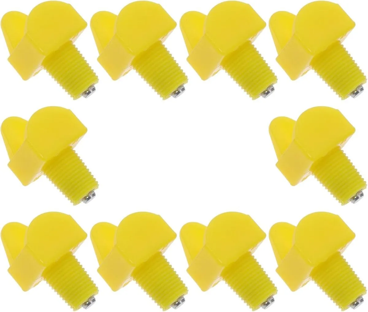 Automatic Poultry Drinking Nipples, Yellow Water Feeders for Chickens