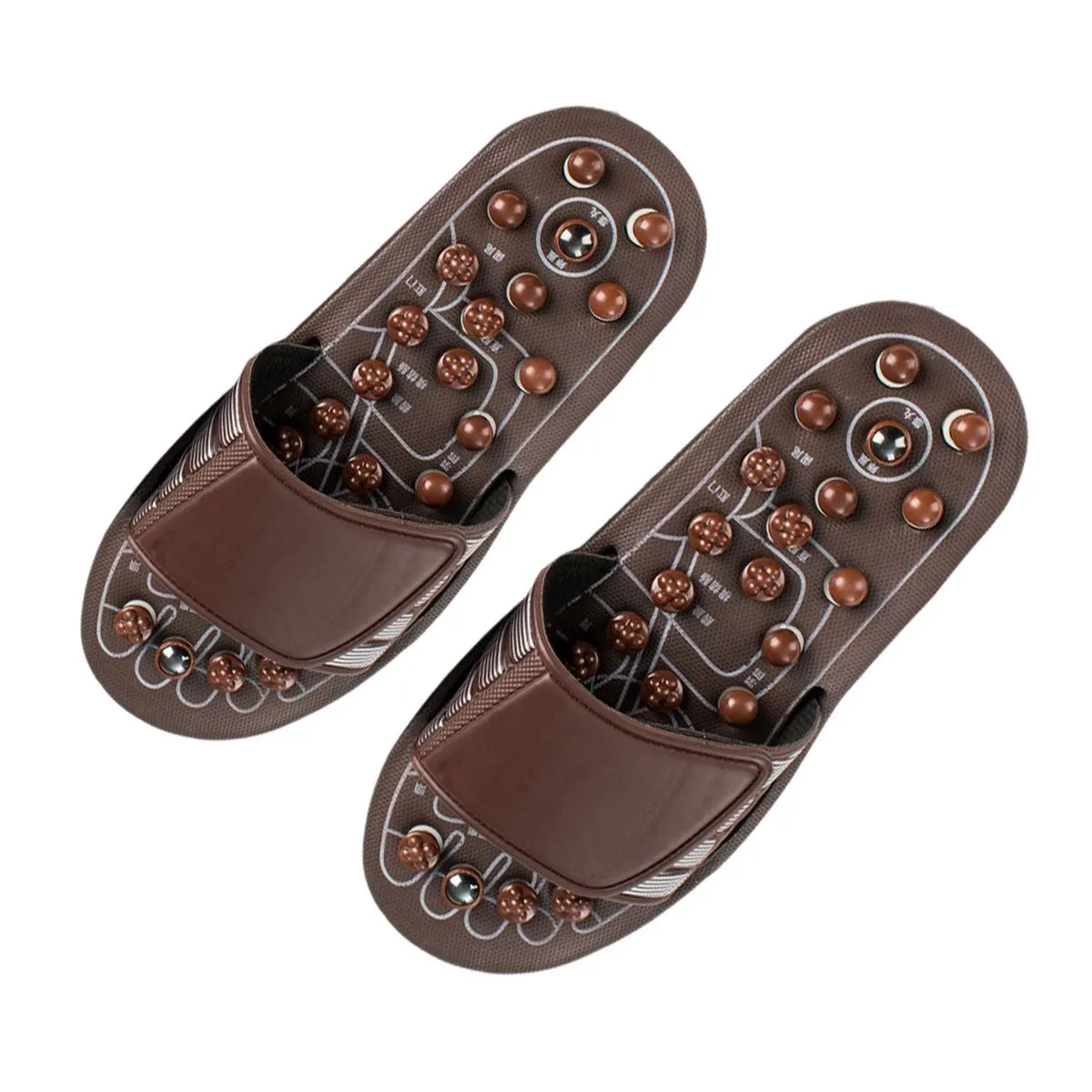 Acupressure Foot Massager Massage Slippers Reflexology Sandals L