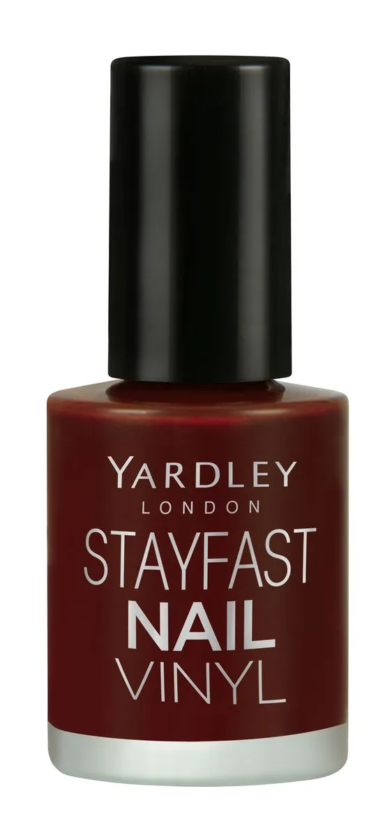 Yardley Stayfast Vinyl Nail Polish - Cranberry