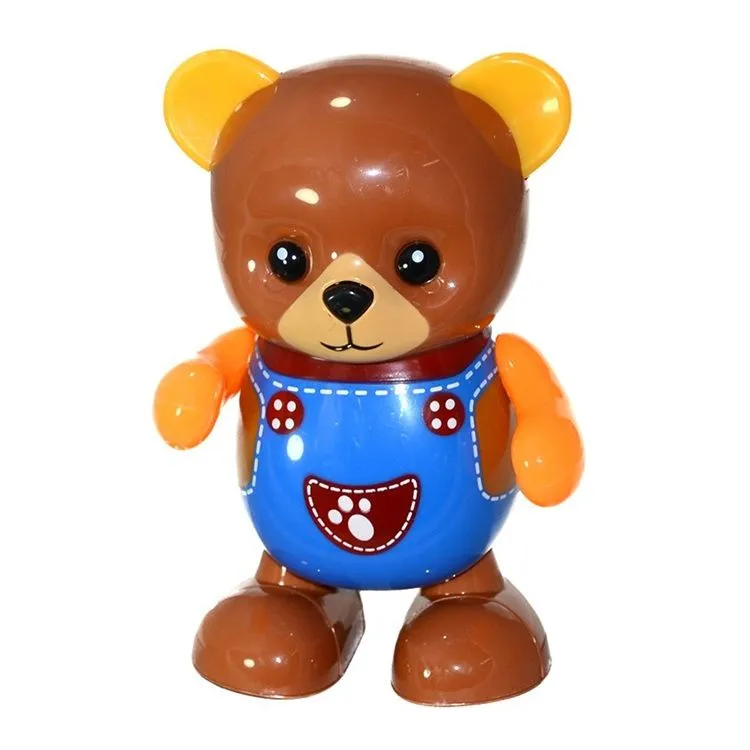 Musical Light Up Toy - Plays Music & Moves (20cm) Battery Operated - Bear