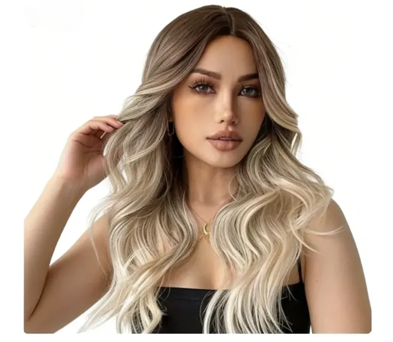 Bltunoed Synthetic Wig, Easy to Wear, Heat-Resistant, Washable, Reusable