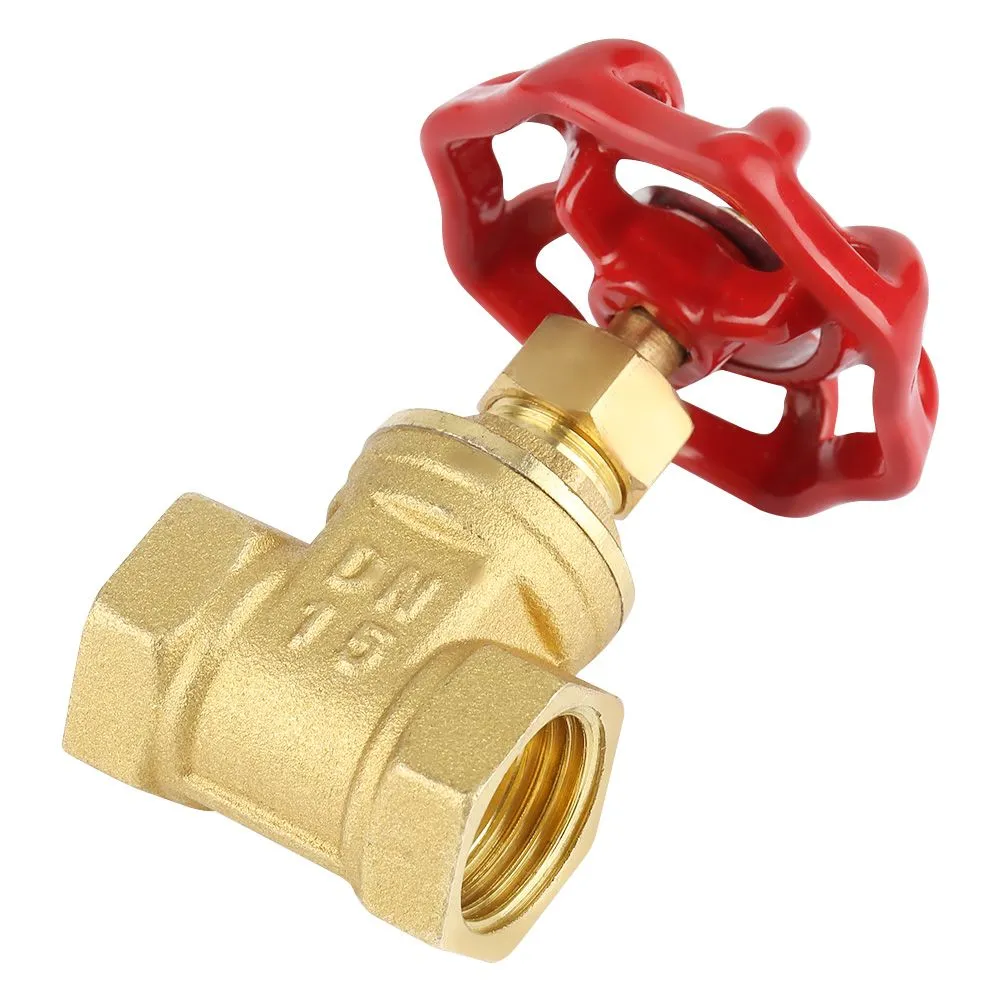 Brass Gate Valve DN15 BSPP G1/2 for Water