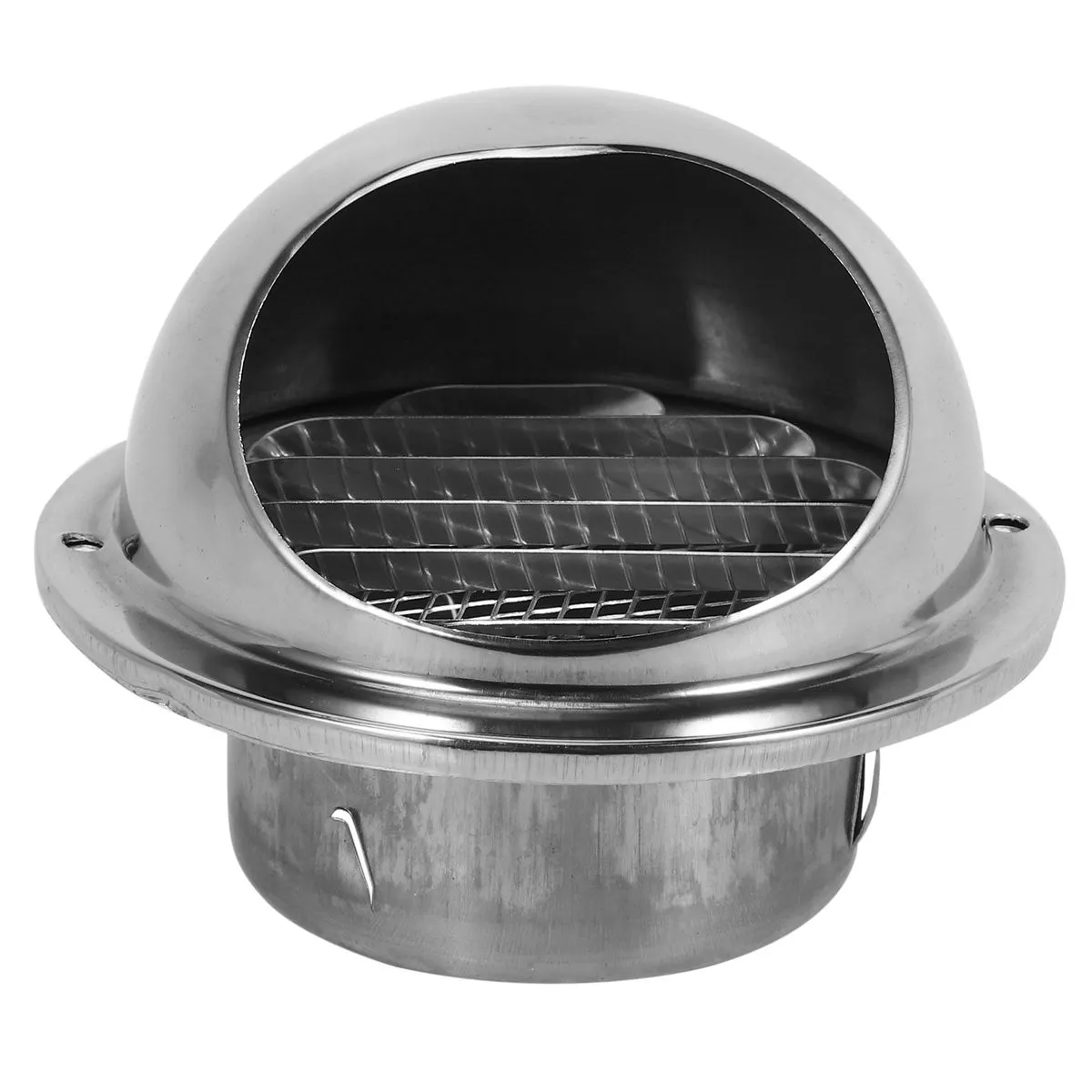 Stainless Steel Ventilation Wall Air Vent Exhaust Extractor Ducting 80mm