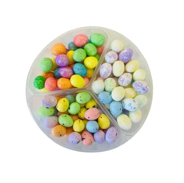 Decorative Foam Mini Easter Eggs in a Tray