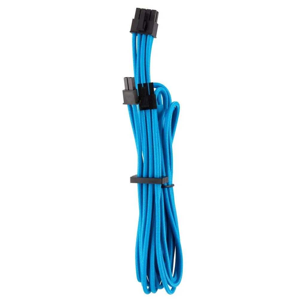 Corsair Individual Sleeve PCIe Cables Single Connector Type 4 Gen 4 - Blue