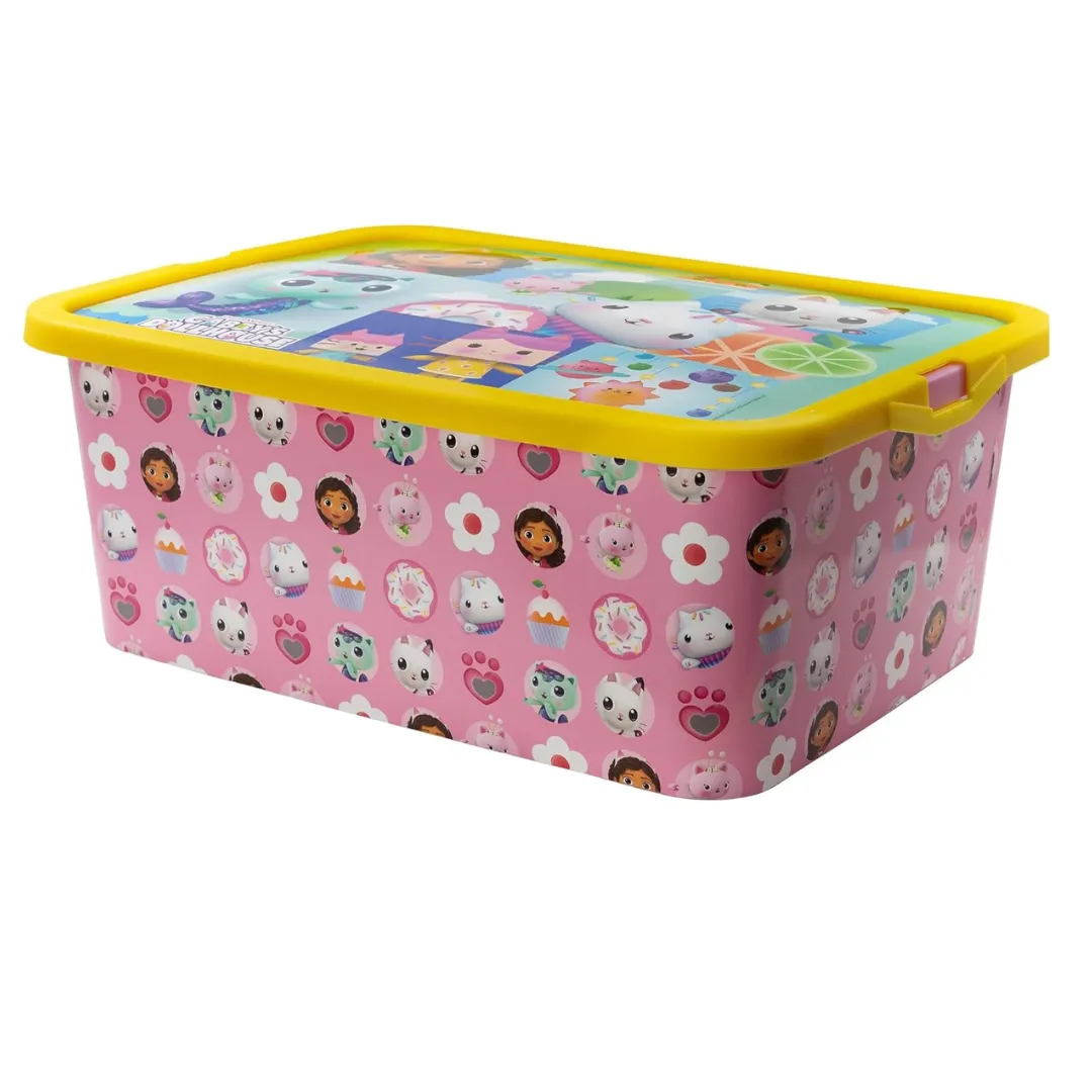 Gabbys Dollhouse 13L Storage Click Box