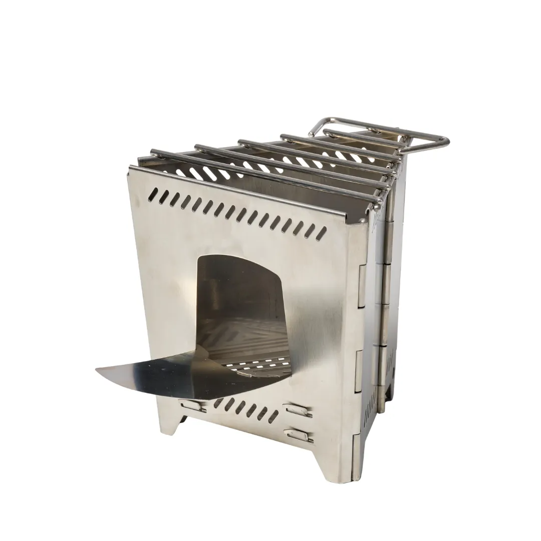 Decathlon Stainless steel bivouac bushcraft wood-burning camping stove