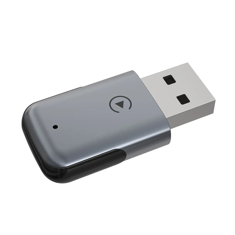 K8 Ultra Wired to Wireless CarPlay Android Auto Adapter - Grey