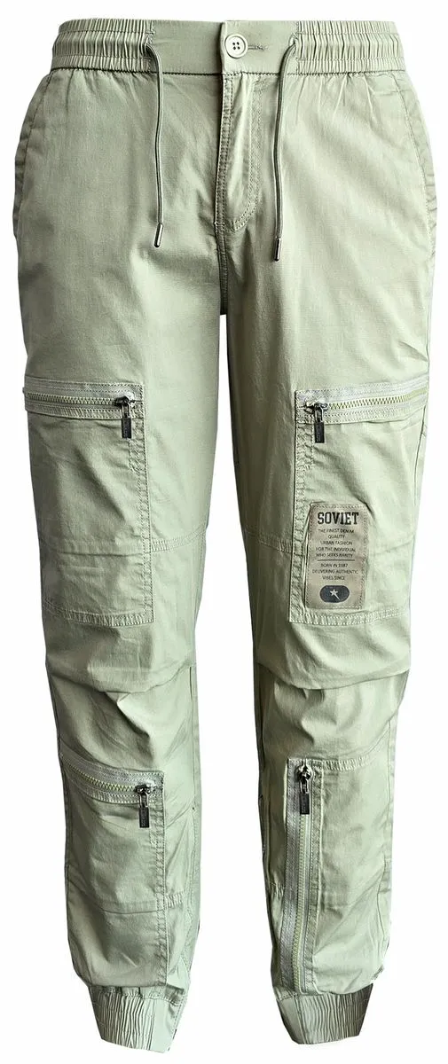 Soviet Sakura Mens Fashion Jogger - Light Sage
