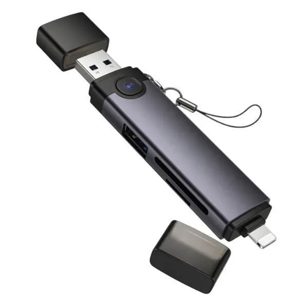 USB/iP 3-in-1 Card Reader