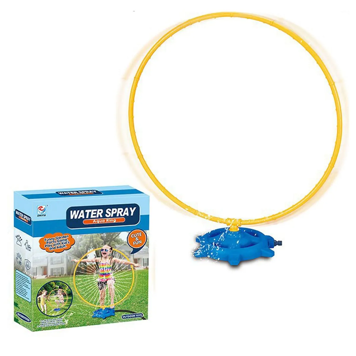 Water Sprinkler for Kids Outdoor Yard Toy Spining Splash