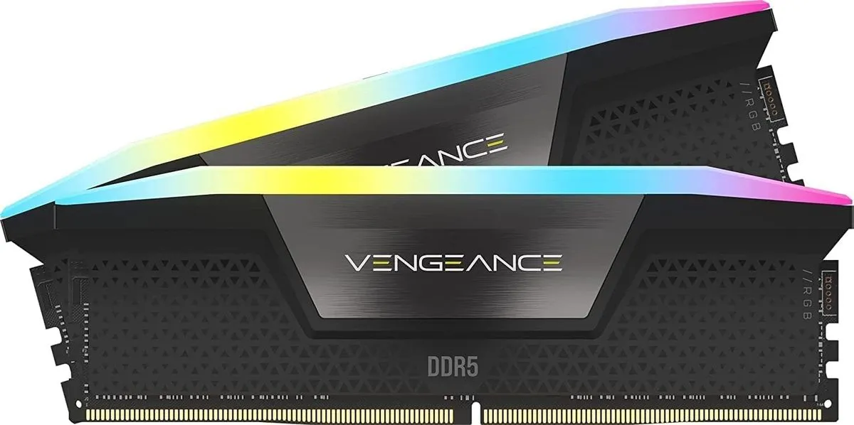 CORSAIR VENGEANCE RGB DDR5 RAM 64GB (2x32GB) 6400MHz