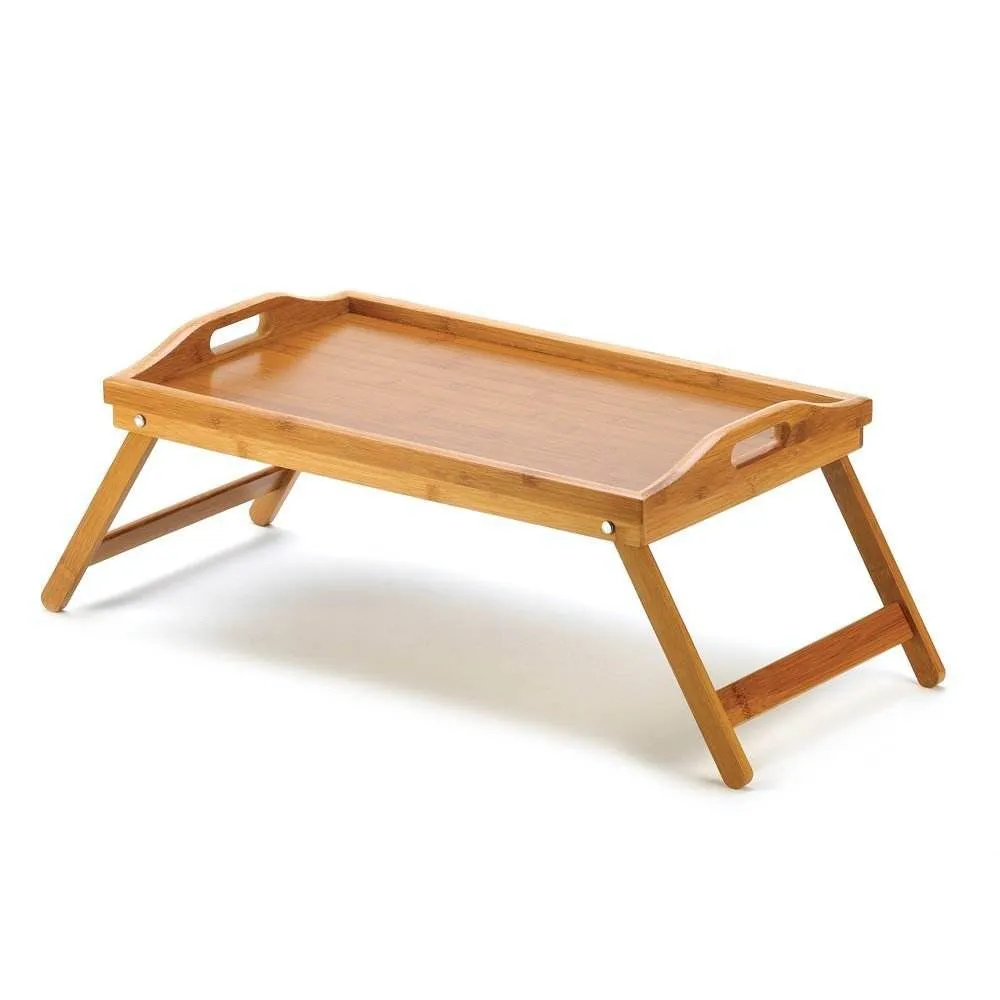 Folding Portable Wooden Tray