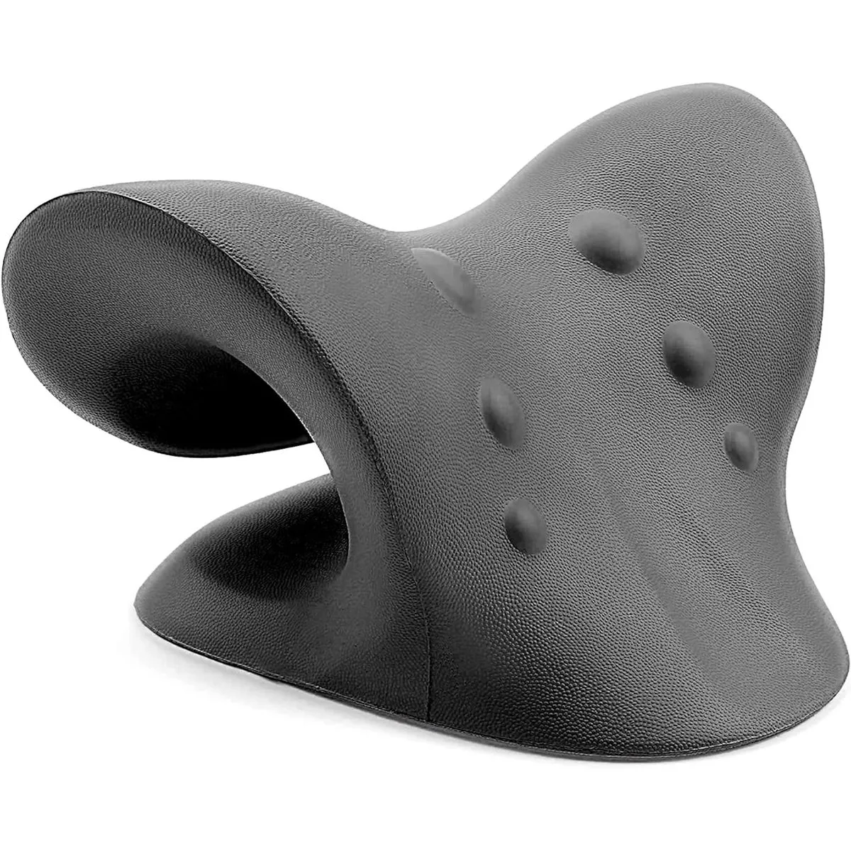 Neck Pain Relief Massage Pillow Neck and Shoulder Relaxer for Muscle Relax - Black