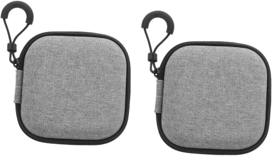 Earbuds Case Organizer Bag with Strap for Earphones Cables