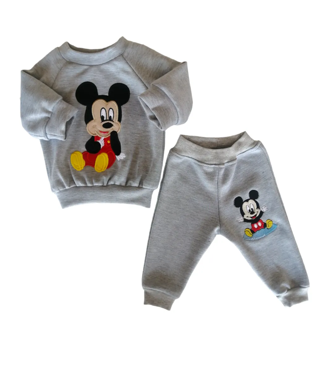 Little Lillie - Grey Mickey Tracksuit