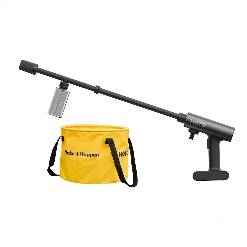 HOTO 20V Pressure Washer Pro: 290PSI, 2500mAh & 20L Outdoor Wash Kit Bundle