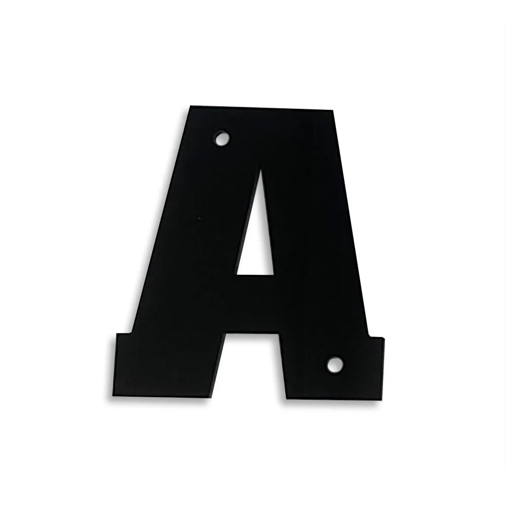 Colossalis Style House Number Range 0-9 - Letter A