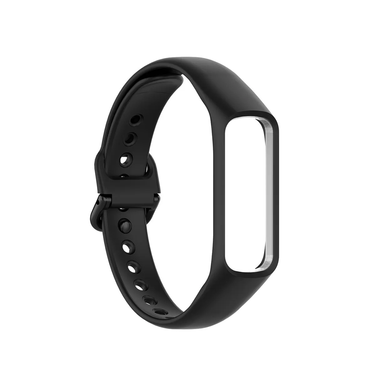 Silicone Replacement Strap For Samsung Galaxy Fit 2 - Black