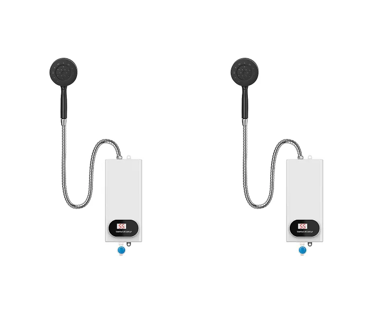 2Pack-Small Bathroom Shower Set Instant Electric Water Heater Set