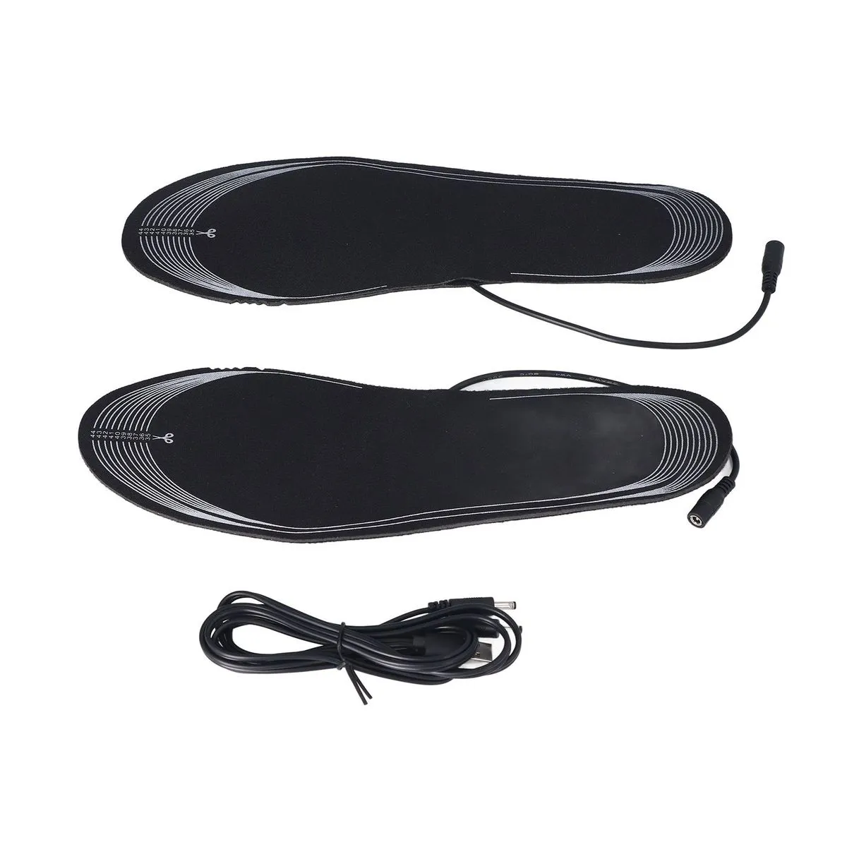 USB Heated Insoles for Shoes Tailorable 35-44