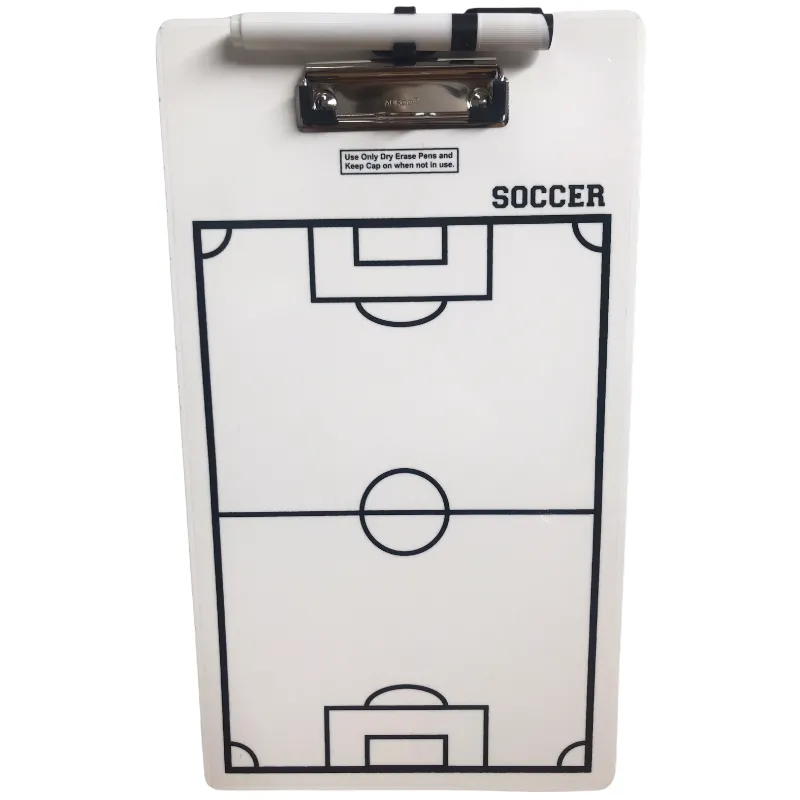 Soccer Coaching Clipboard with Pen & Eraser