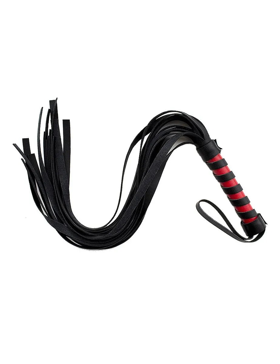 Horse Riding Whip Equestrian Faux Leather Whip Equipment Training Horse - Black