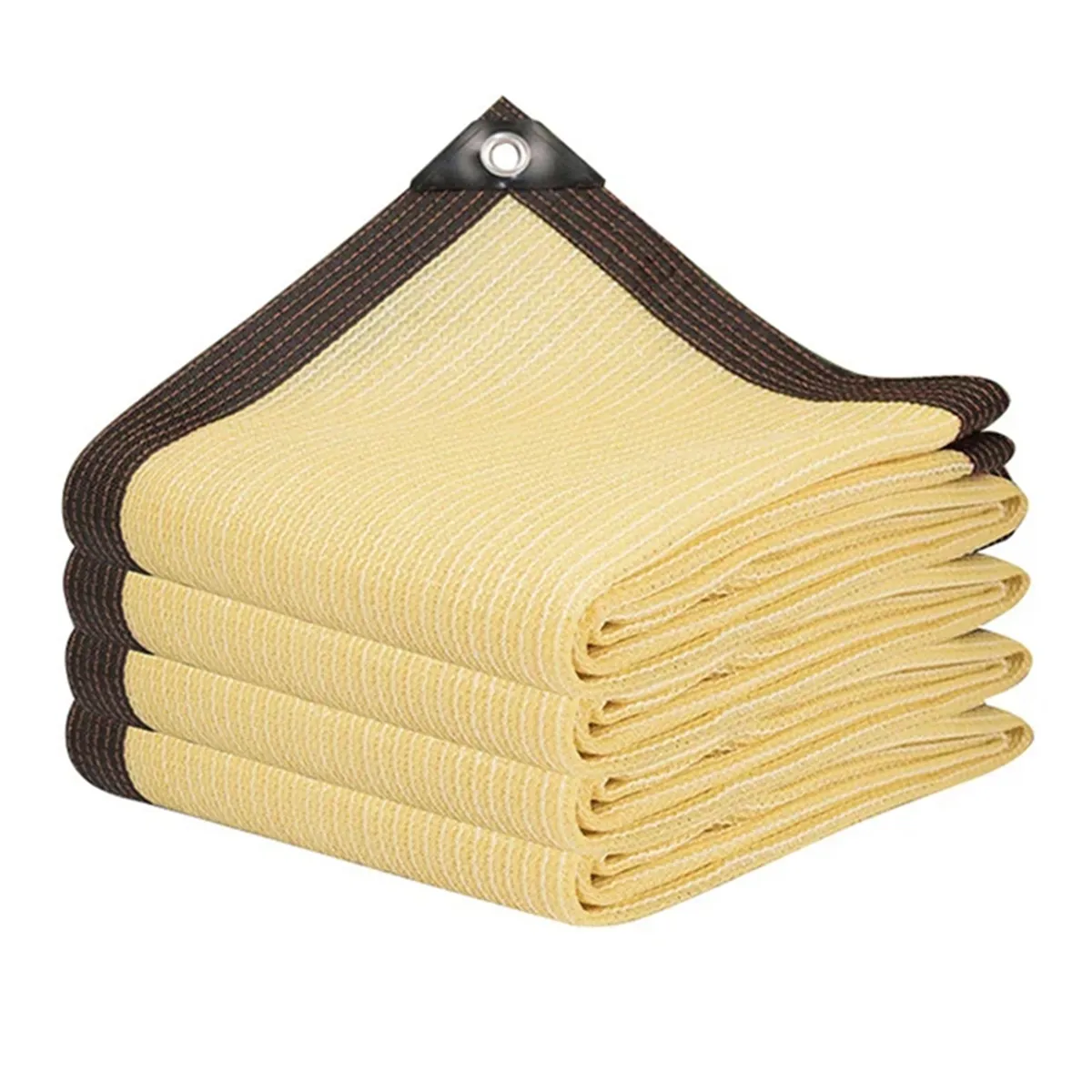 Uv Protection Beige Shade Net Garden Balcony Plant Shed Shade Sail C
