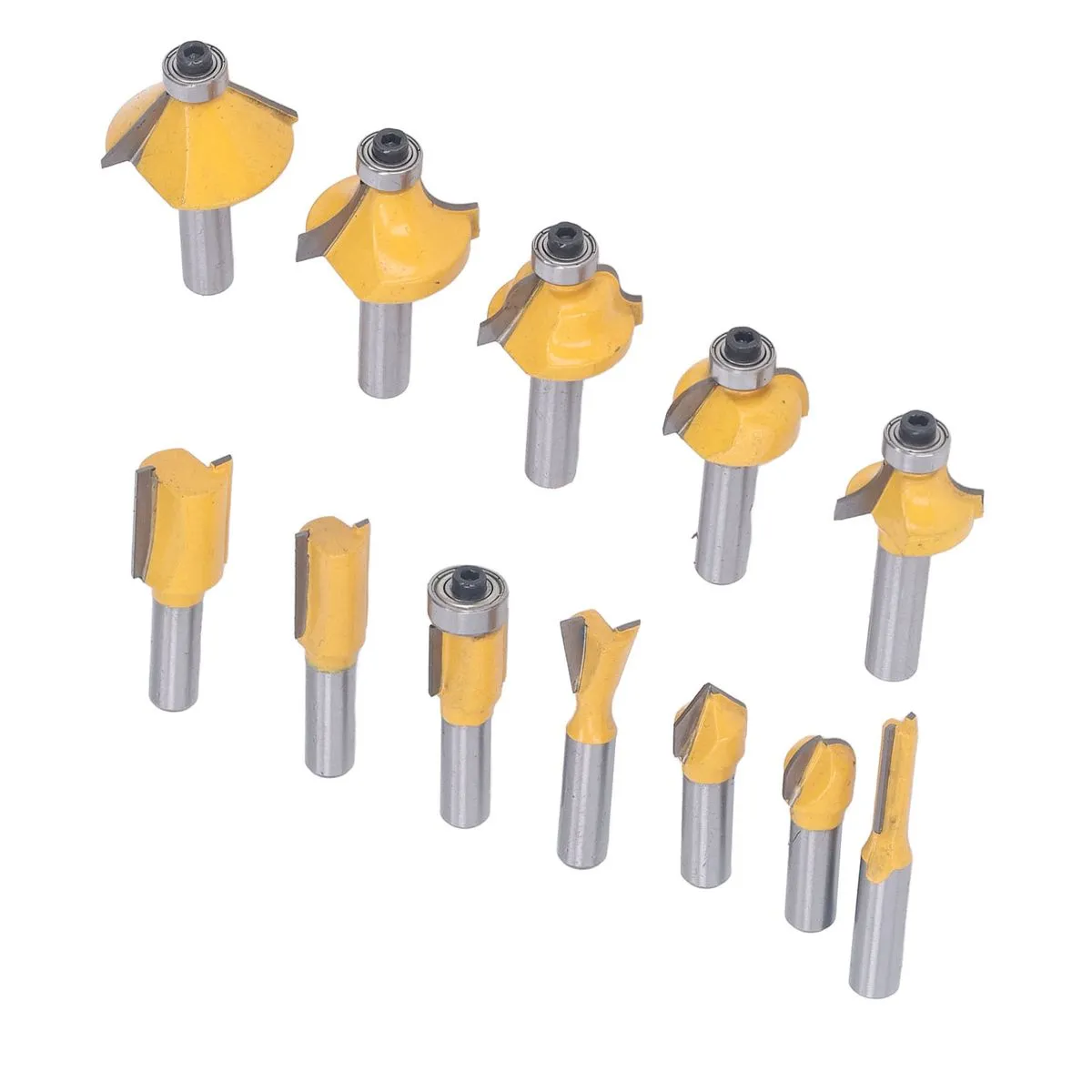 8mm Shank Router Bits Set Carbide Woodworking Milling