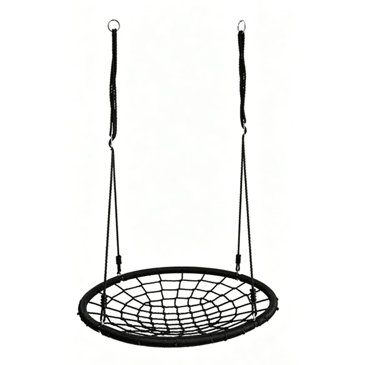 Breathable Spider Web Seat Macrame Hanging Swing Chair Backyard Garden