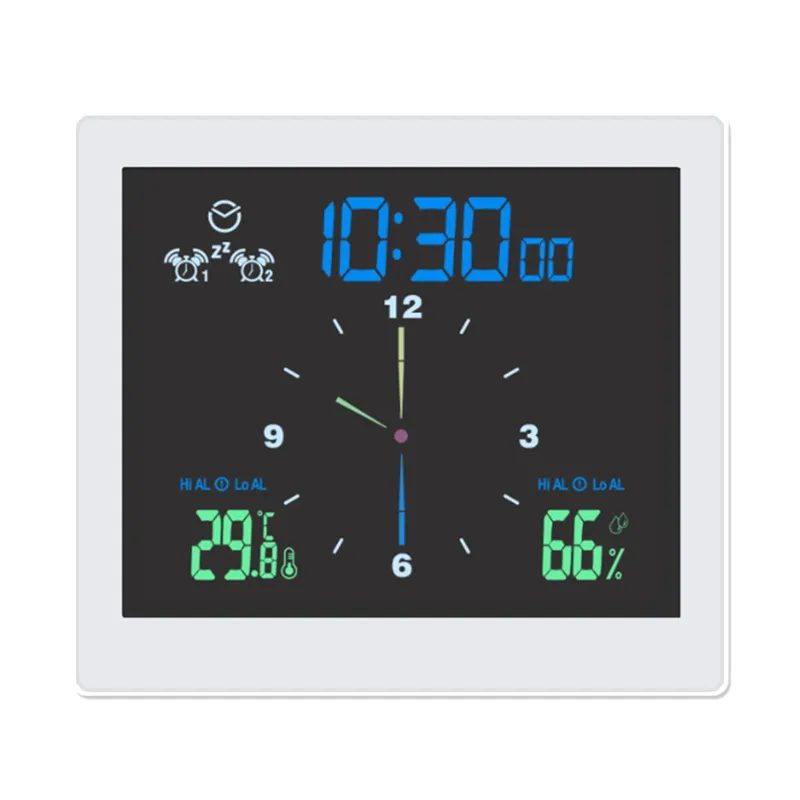 Bathroom Waterproof Wall Clock Shower Clocks Timer White