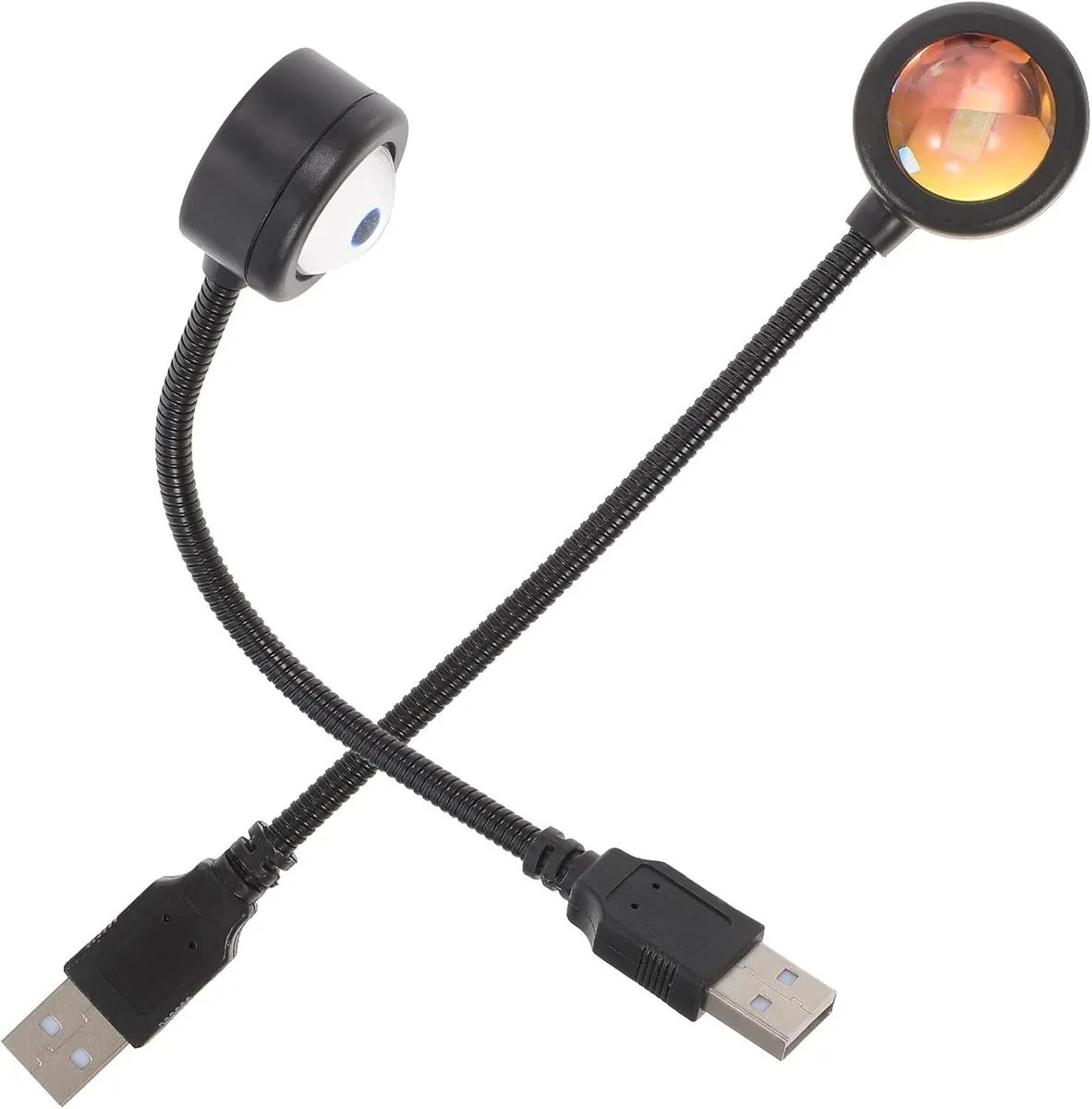 LED Sunset Projection Lamp USB Night Light Sturdy Structure for Bedroom